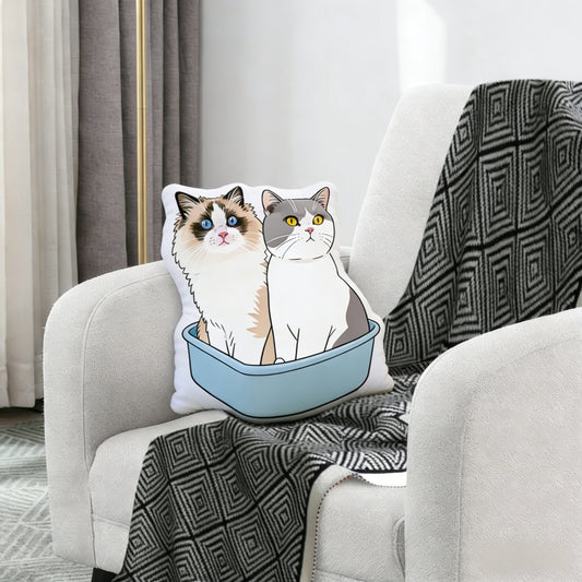 Custom Shaped Pet Pillow-Unique Gift for Pet Lovers