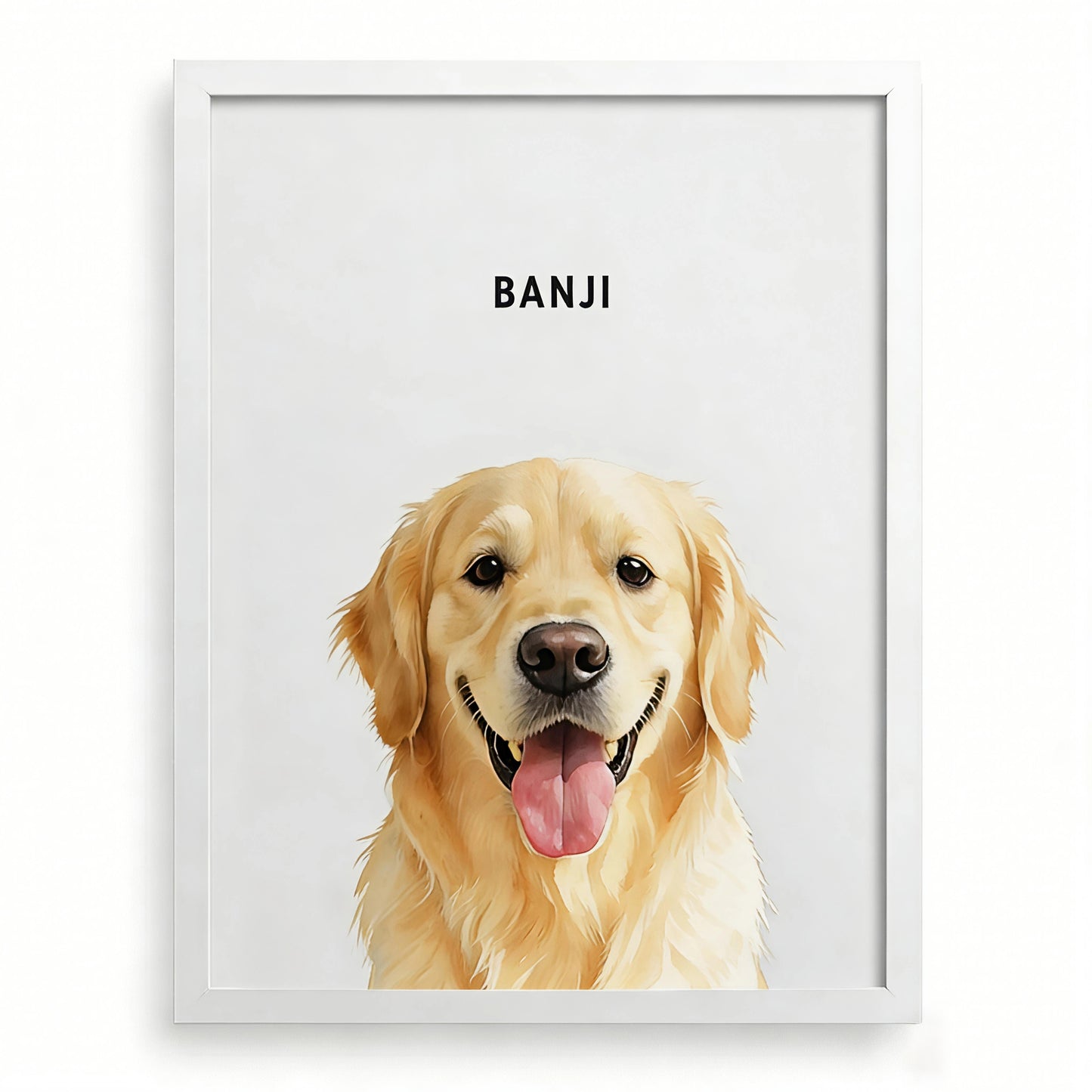 Custom Pet Portrait – Personalized Minimalist Wall Art