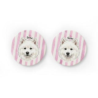 Custom Pet Portrait Ceramic Coasters – Turn Your Furry Friend into Timeless Art