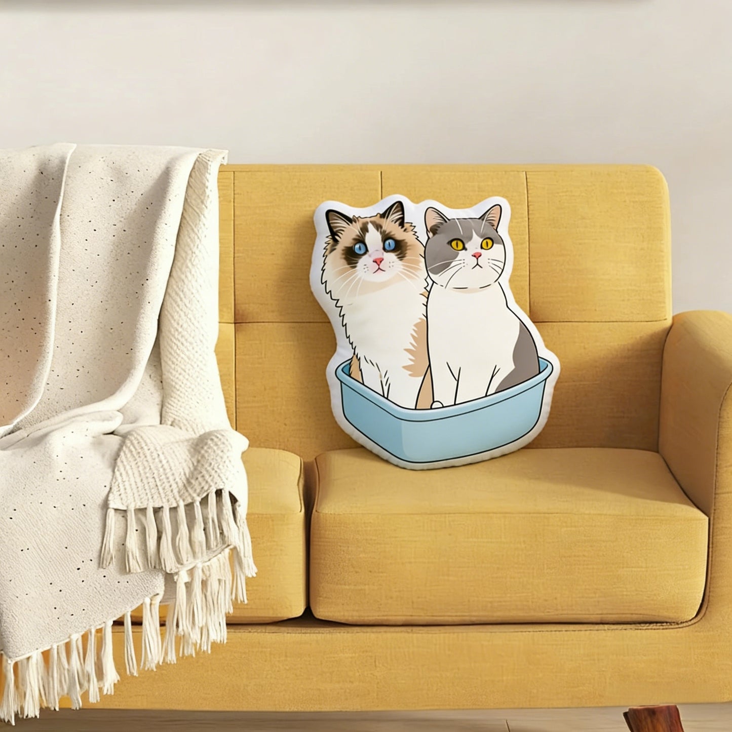 Custom Shaped Pet Pillow-Unique Gift for Pet Lovers