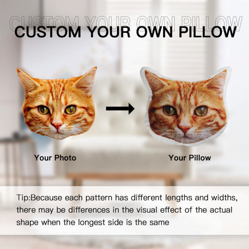 Custom Shaped Pet Pillow-Unique Gift for Pet Lovers