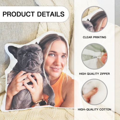 Custom Shaped Pet Pillow-Unique Gift for Pet Lovers