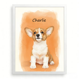 Custom Pet Portrait – Personalized Minimalist Wall Art