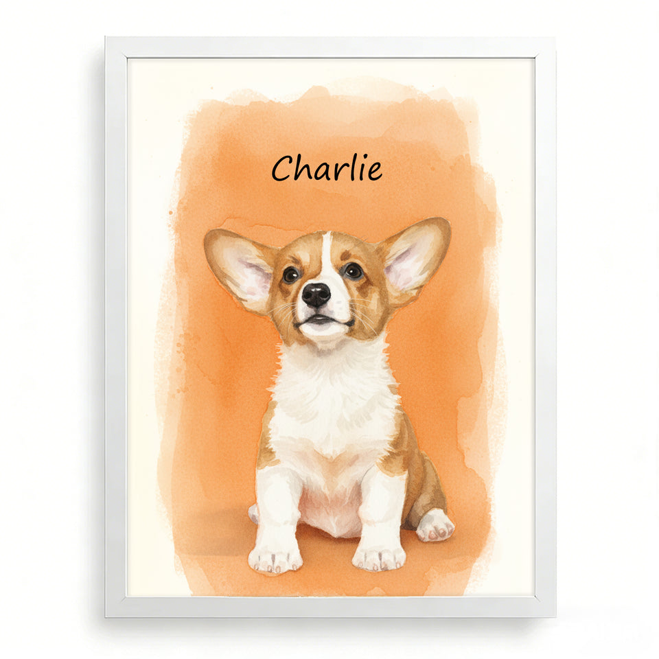 Custom Pet Portrait – Personalized Minimalist Wall Art