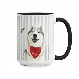 Custom Pet Photo Mug – Sip with Your Furry Friend Every Morning