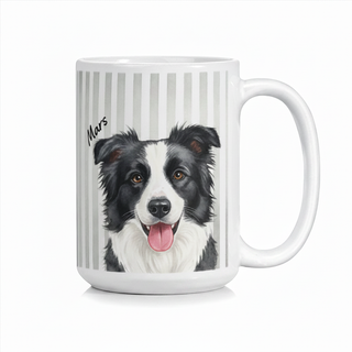 Custom Pet Photo Mug – Sip with Your Furry Friend Every Morning