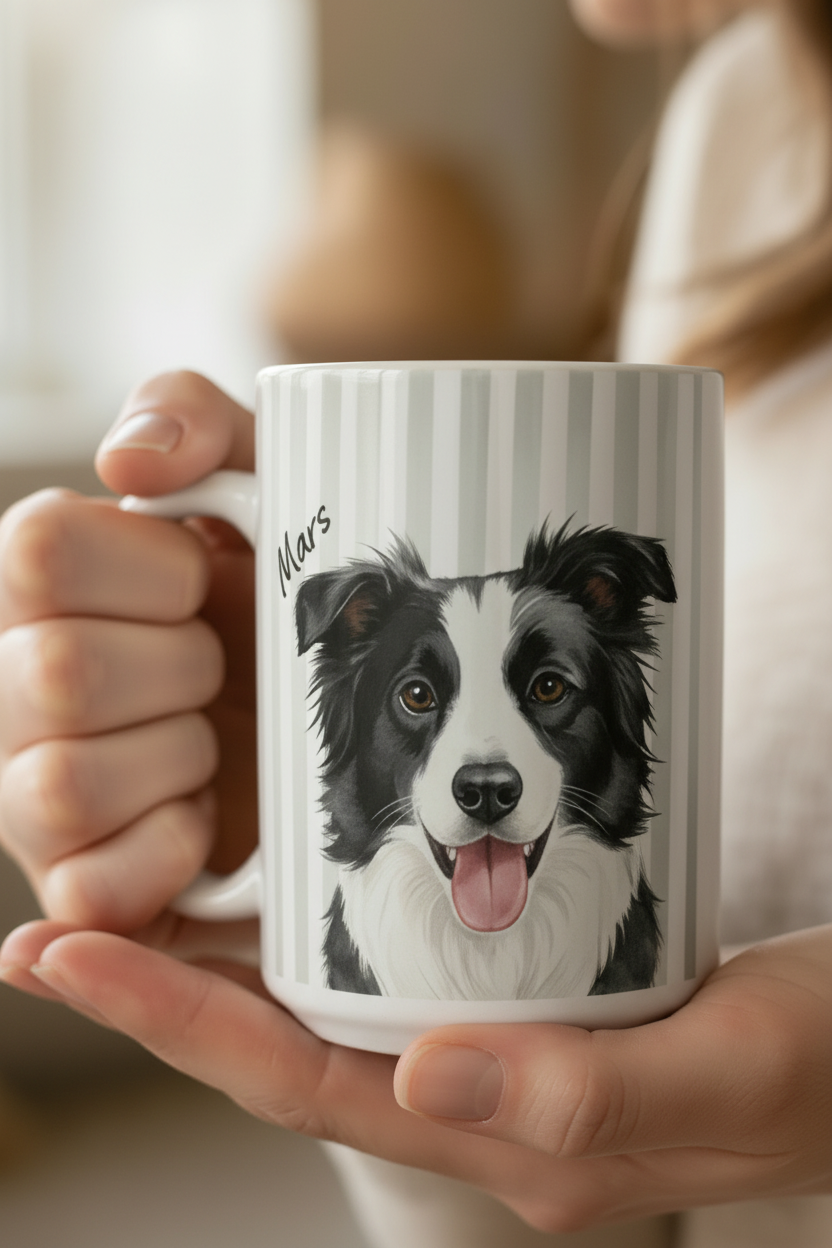 Custom pet portrait preview