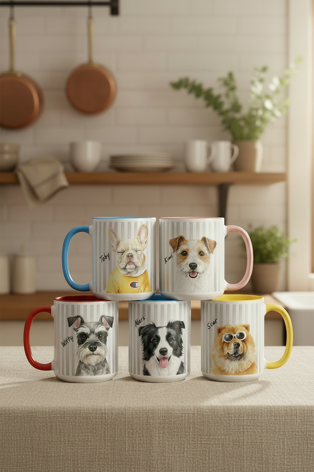Pet mug lifestyle photo
